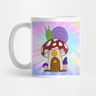 Funky Snail on a Shroom Mug